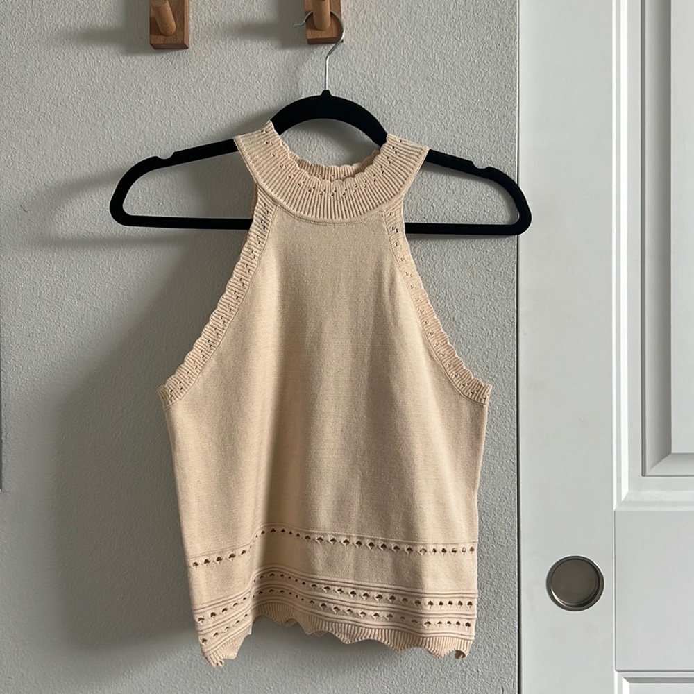 Knitted Summer Halter Top